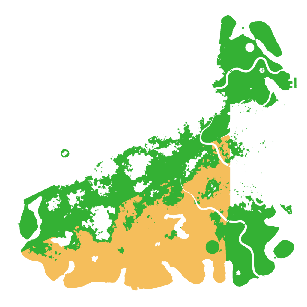 Biome Rust Map: Procedural Map, Size: 6000, Seed: 94612379