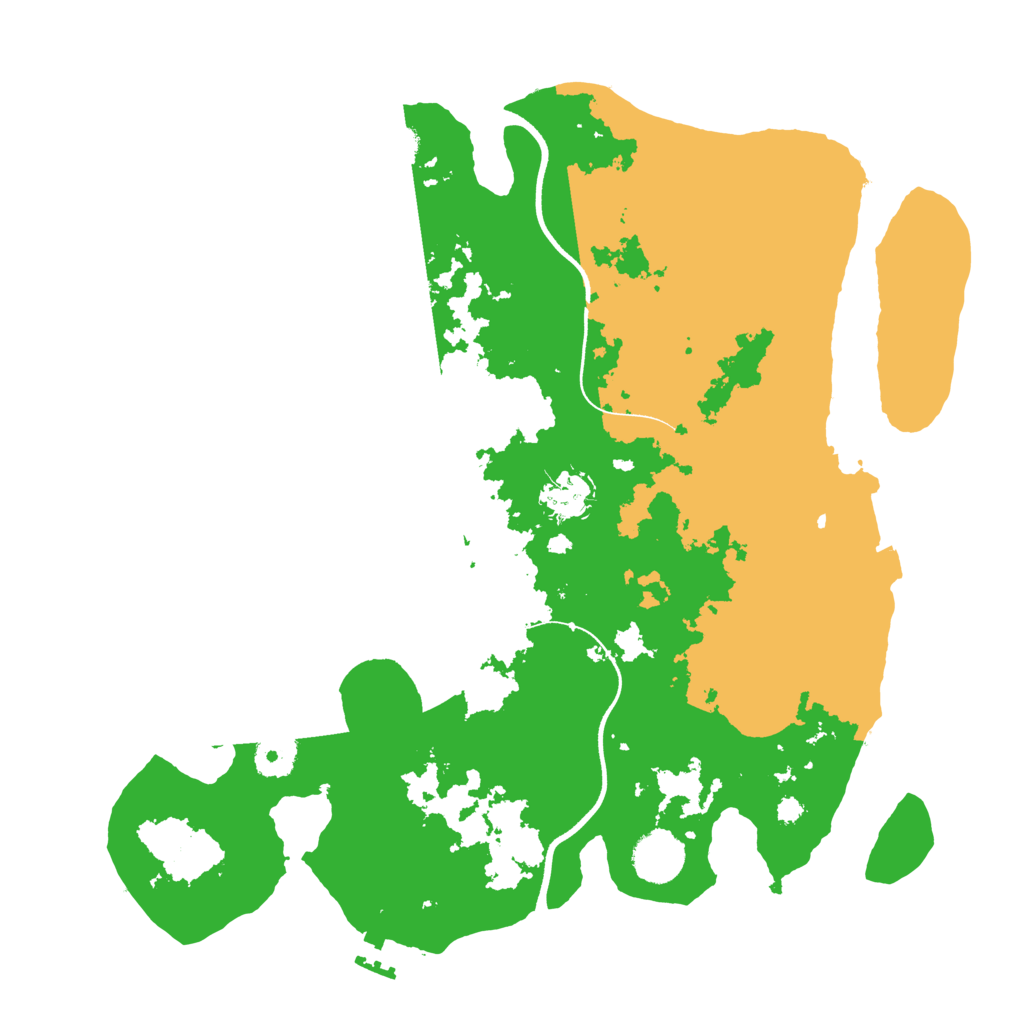 Biome Rust Map: Procedural Map, Size: 3550, Seed: 228109