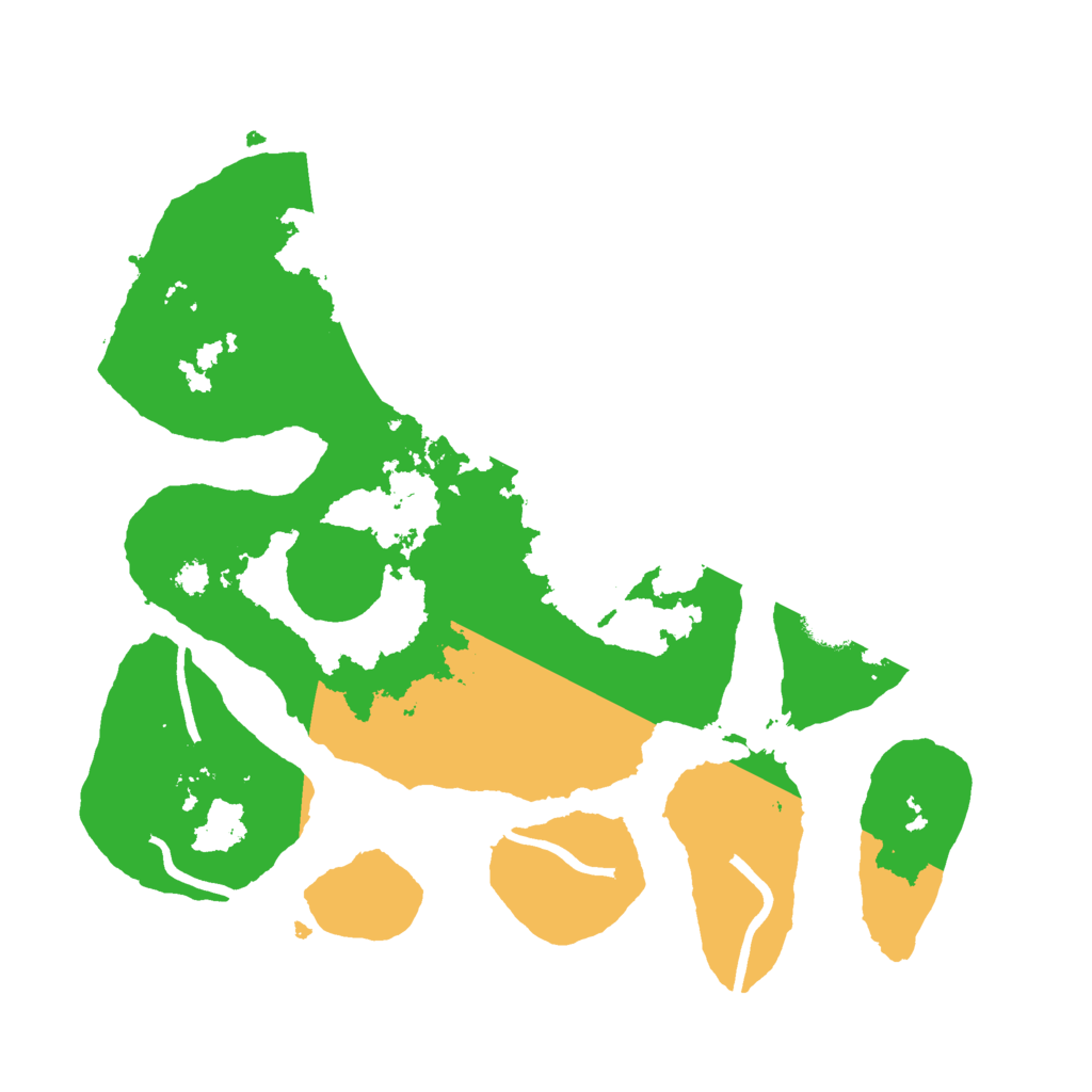 Biome Rust Map: Procedural Map, Size: 3000, Seed: 42452038