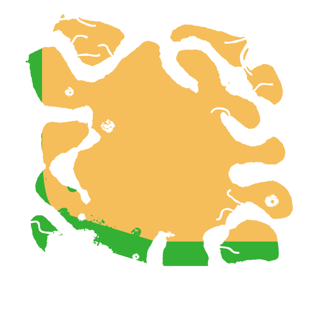 Biome Rust Map: Procedural Map, Size: 3700, Seed: 4955481