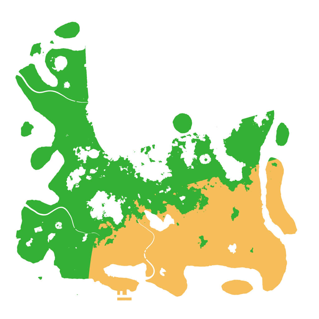 Biome Rust Map: Procedural Map, Size: 4500, Seed: 3916923