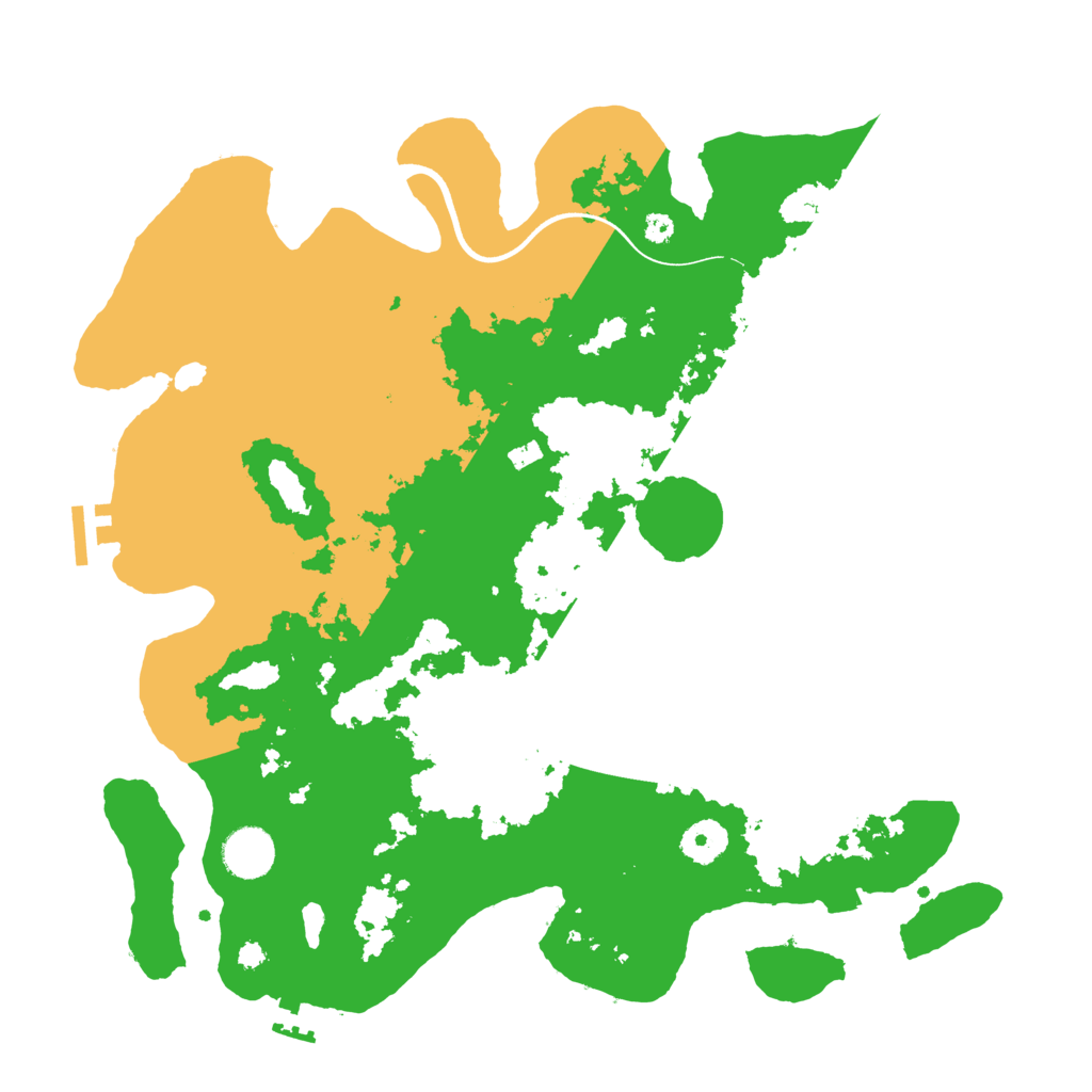 Biome Rust Map: Procedural Map, Size: 3700, Seed: 3952130