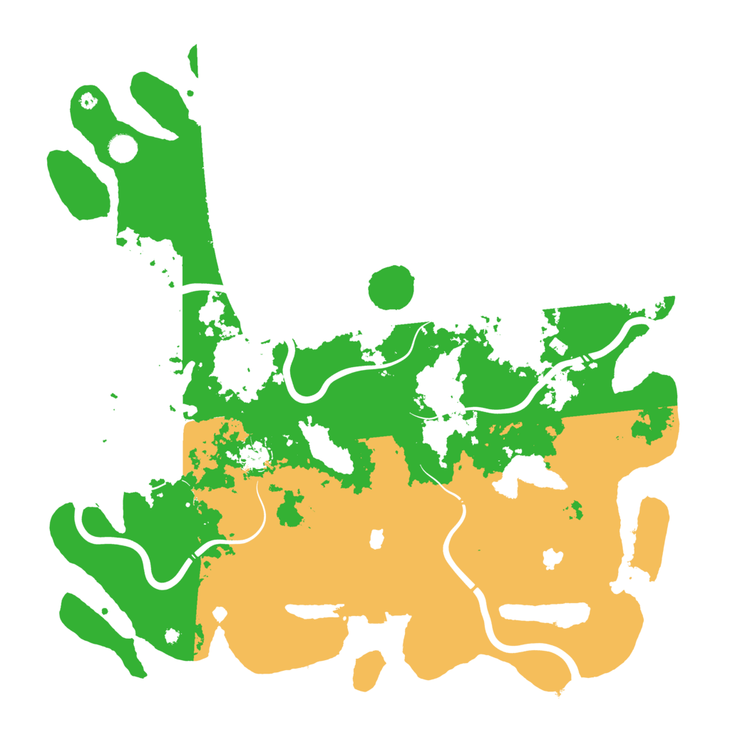 Biome Rust Map: Procedural Map, Size: 4500, Seed: 5472051