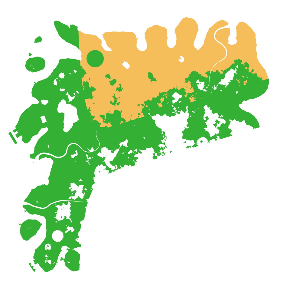 Biome Rust Map: Procedural Map, Size: 4500, Seed: 6291804