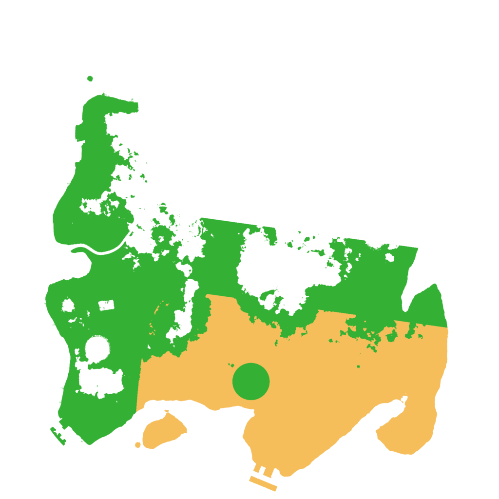 Biome Rust Map: Procedural Map, Size: 3550, Seed: 609330