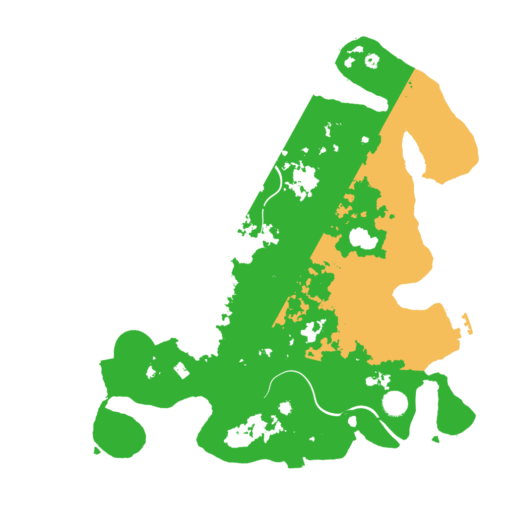 Biome Rust Map: Procedural Map, Size: 3500, Seed: 373749