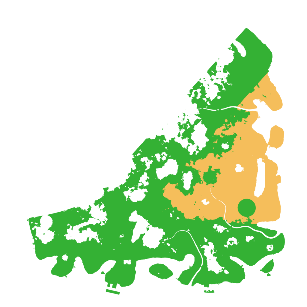 Biome Rust Map: Procedural Map, Size: 4500, Seed: 5068857