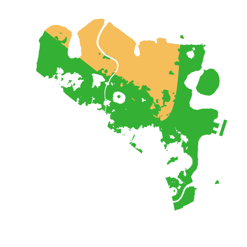 Biome Rust Map: Procedural Map, Size: 3000, Seed: 65465181