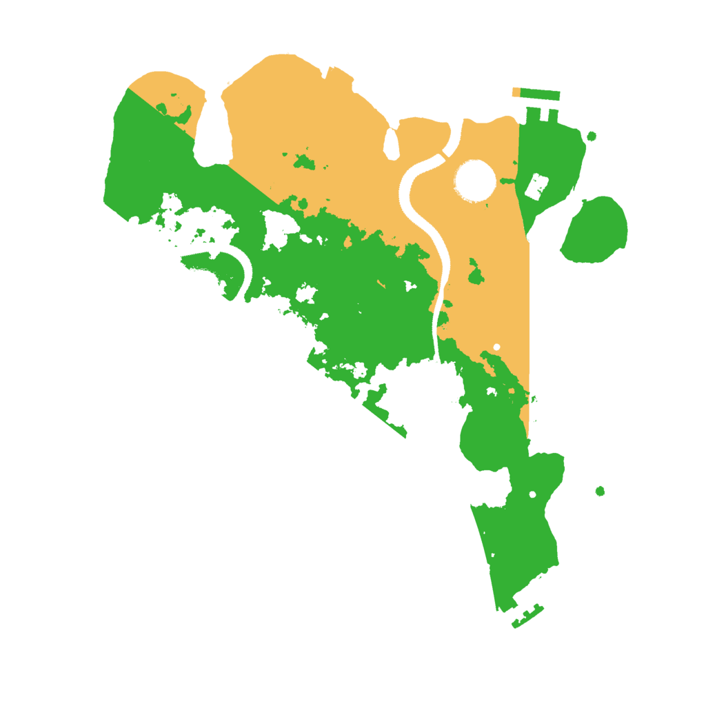 Biome Rust Map: Procedural Map, Size: 3000, Seed: 65465181