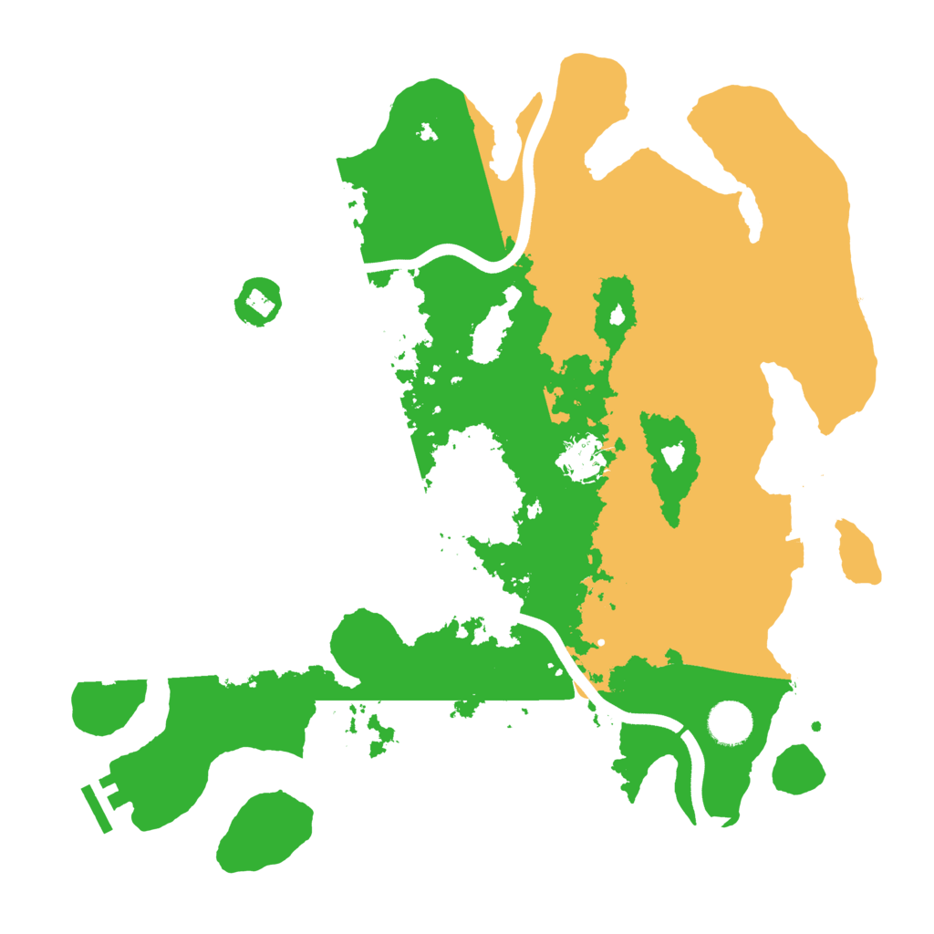 Biome Rust Map: Procedural Map, Size: 3700, Seed: 5709059