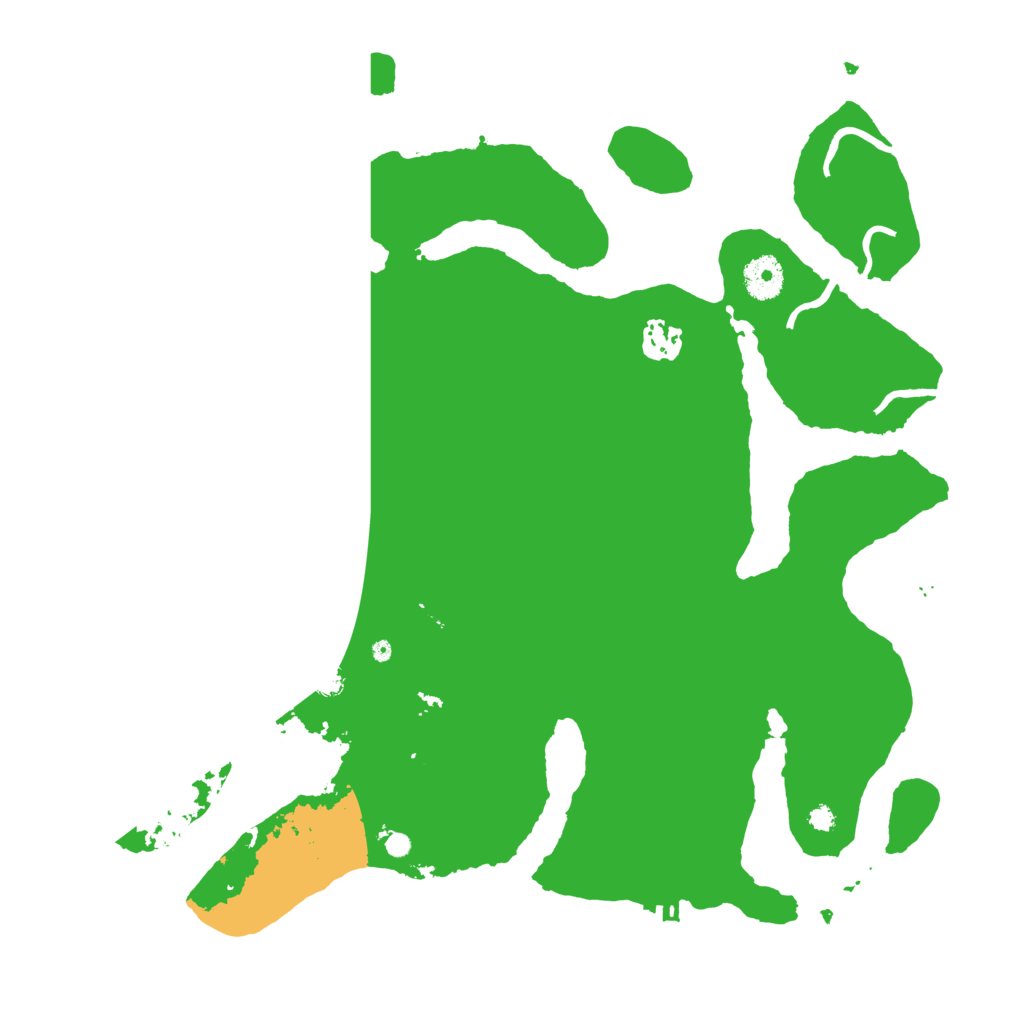 Biome Rust Map: Procedural Map, Size: 3700, Seed: 393783