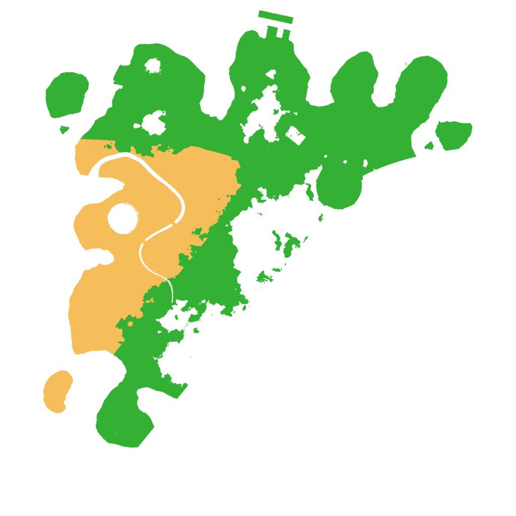 Biome Rust Map: Procedural Map, Size: 3000, Seed: 720429087
