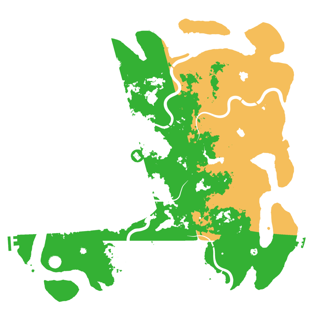 Biome Rust Map: Procedural Map, Size: 4500, Seed: 369009