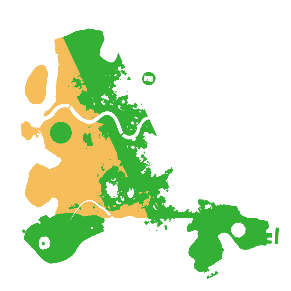 Biome Rust Map: Procedural Map, Size: 3550, Seed: 367332