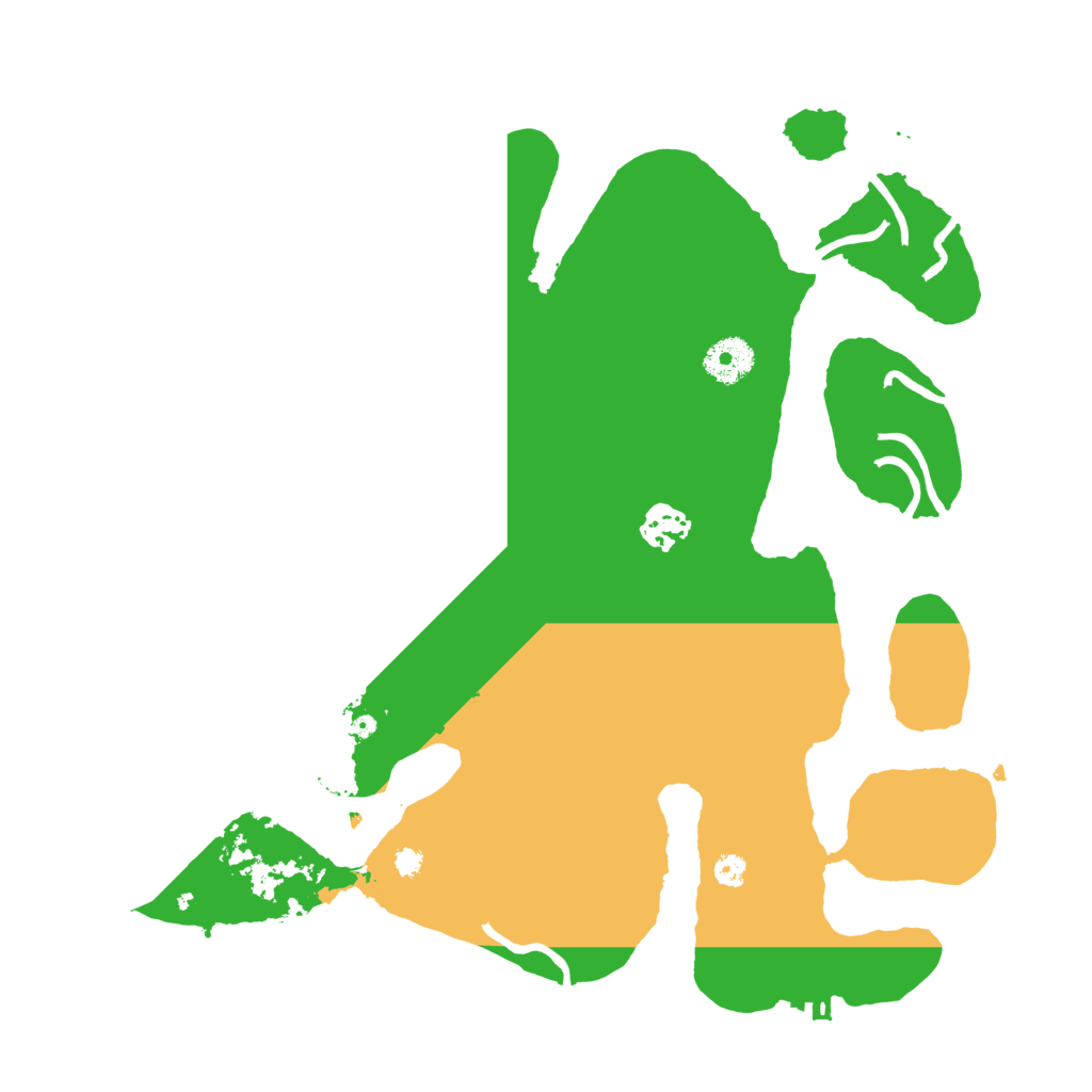 Biome Rust Map: Procedural Map, Size: 3500, Seed: 562995