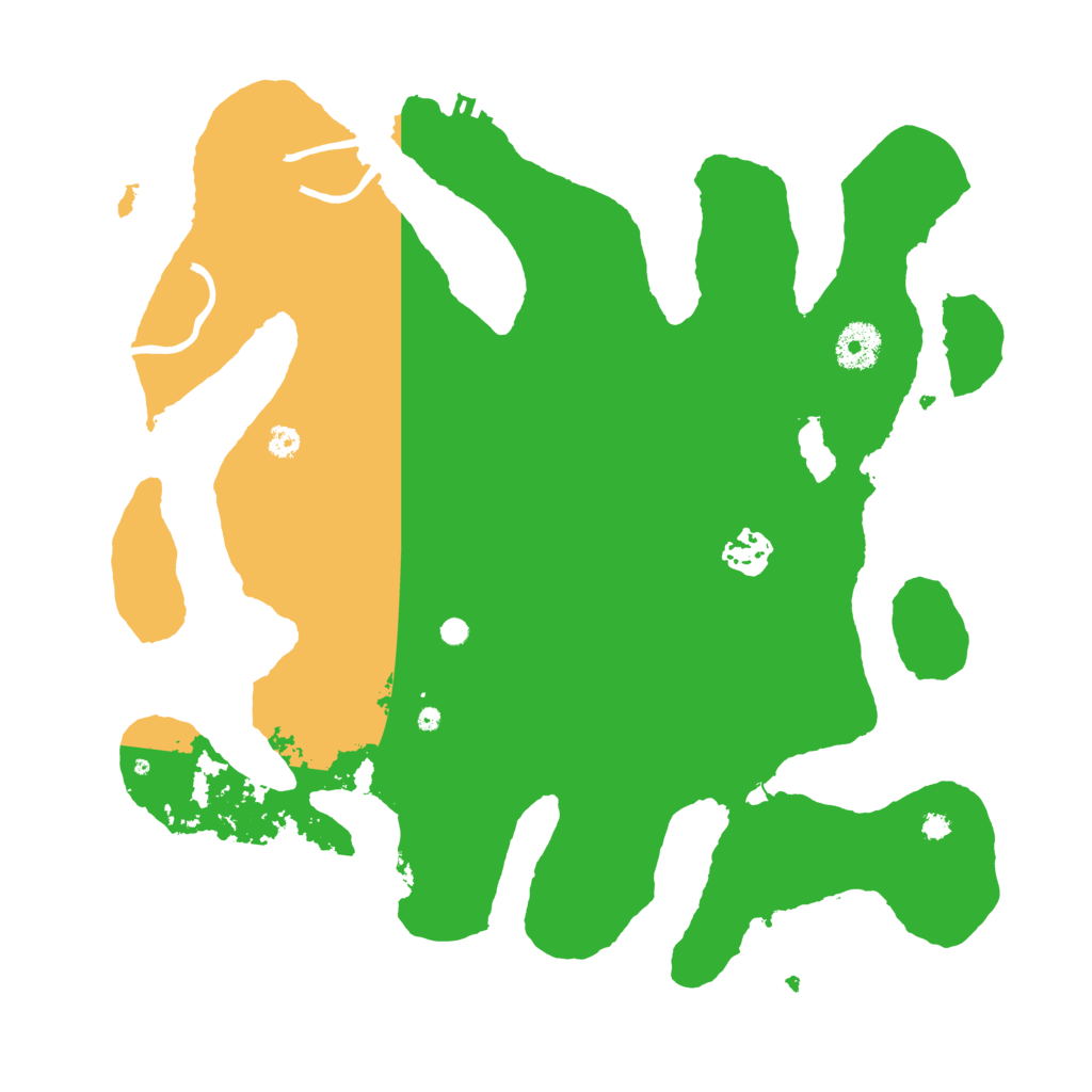 Biome Rust Map: Procedural Map, Size: 3500, Seed: 3945854