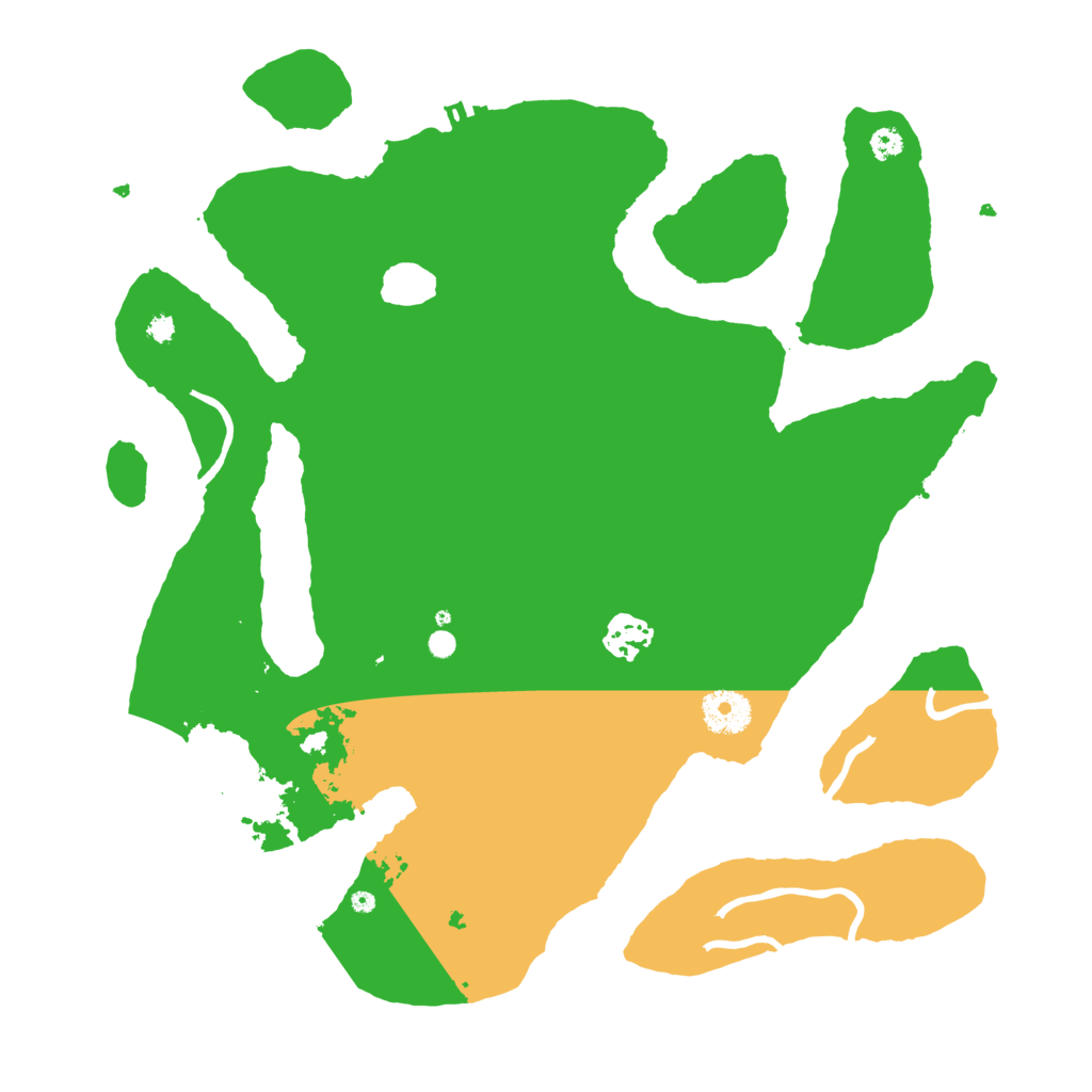 Biome Rust Map: Procedural Map, Size: 3500, Seed: 1142991519