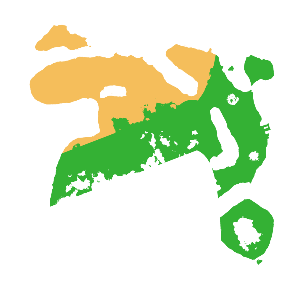 Biome Rust Map: Procedural Map, Size: 2800, Seed: 1986666