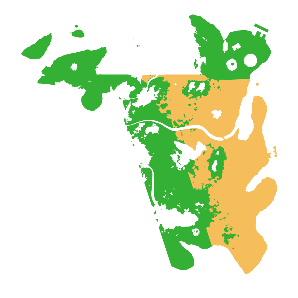 Biome Rust Map: Procedural Map, Size: 4000, Seed: 8228