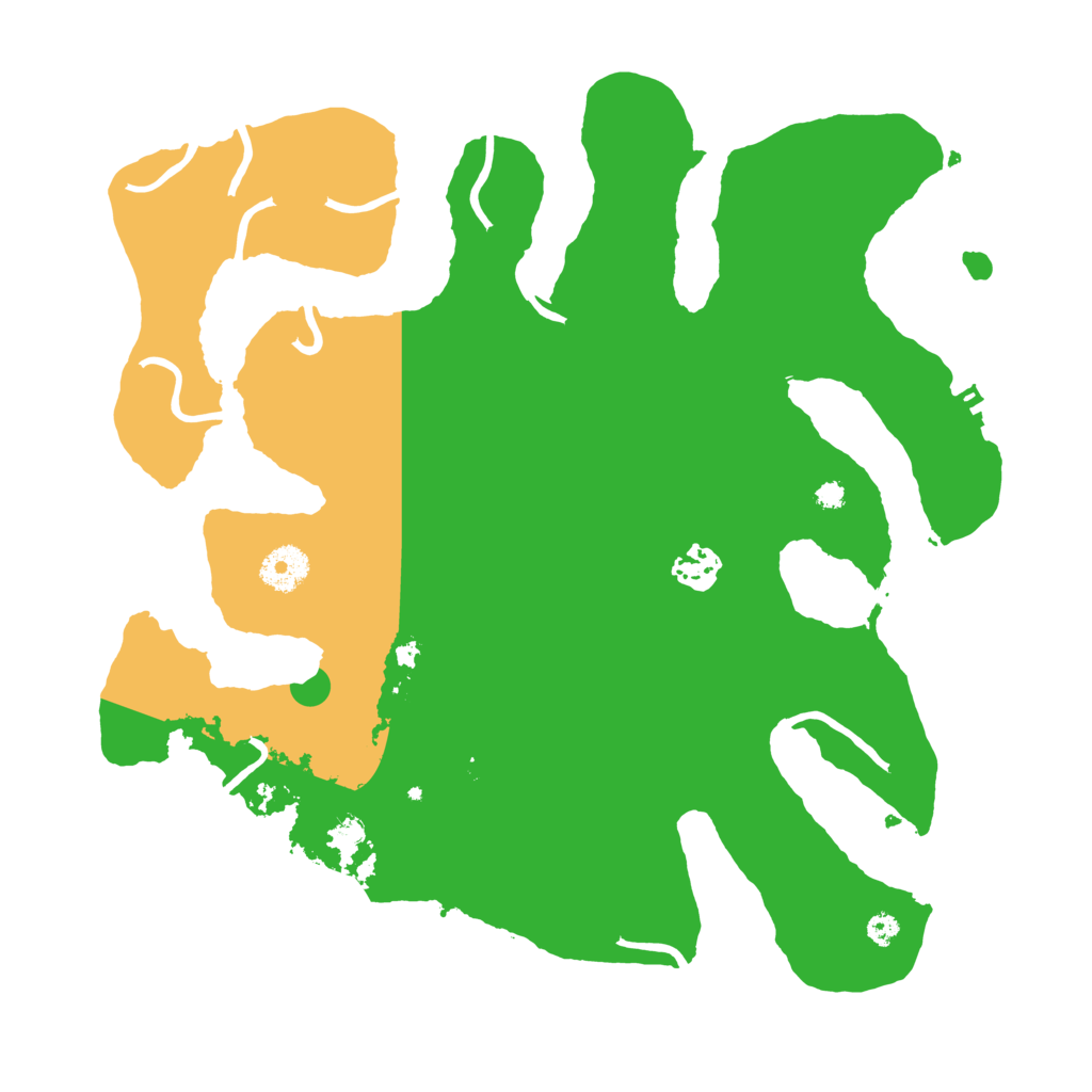 Biome Rust Map: Procedural Map, Size: 3550, Seed: 899503