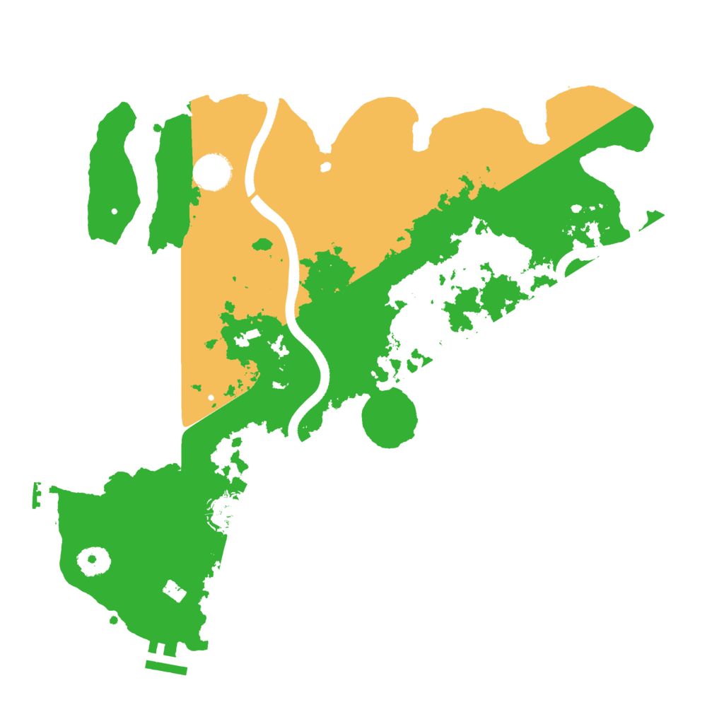 Biome Rust Map: Procedural Map, Size: 3500, Seed: 2033416742