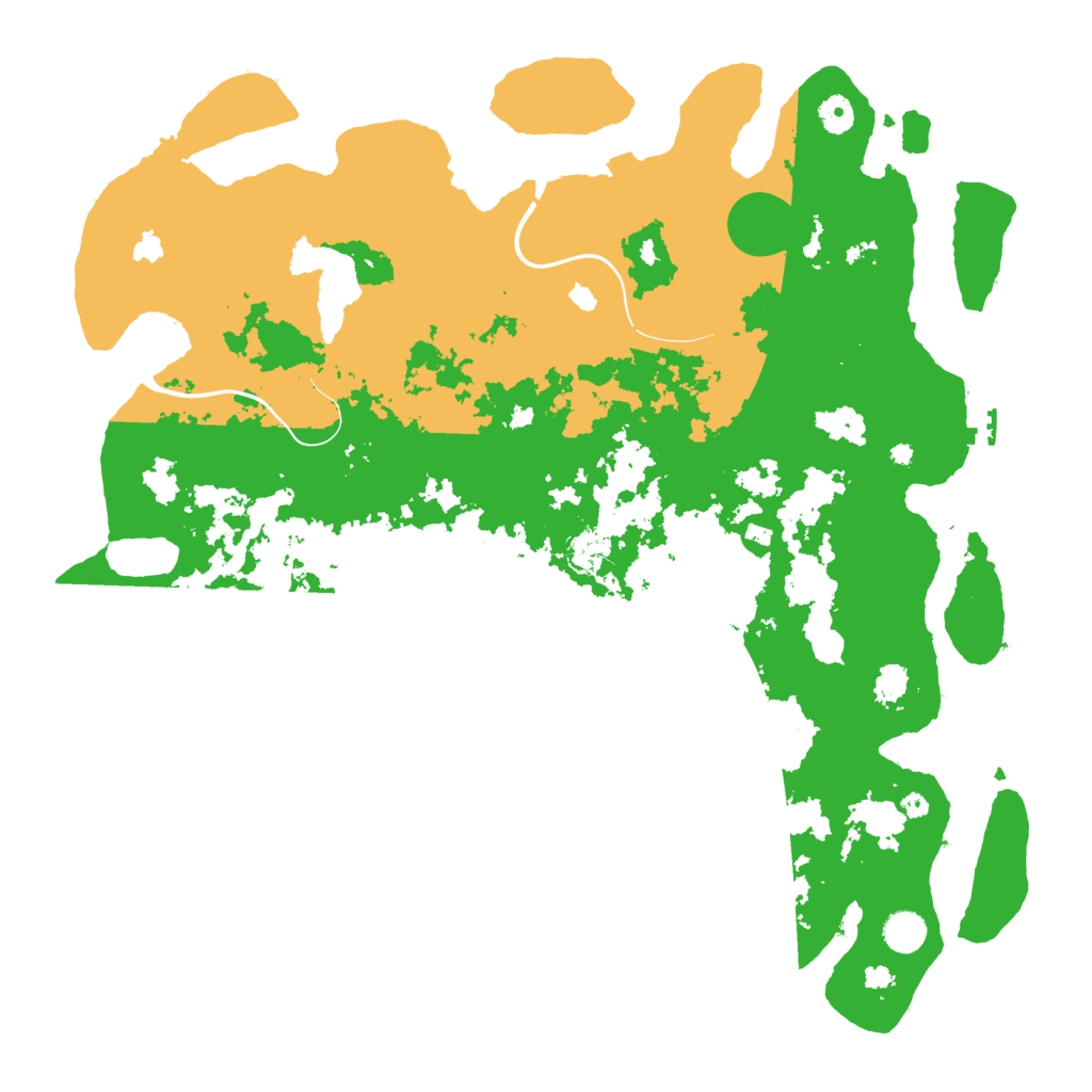 Biome Rust Map: Procedural Map, Size: 4500, Seed: 175204