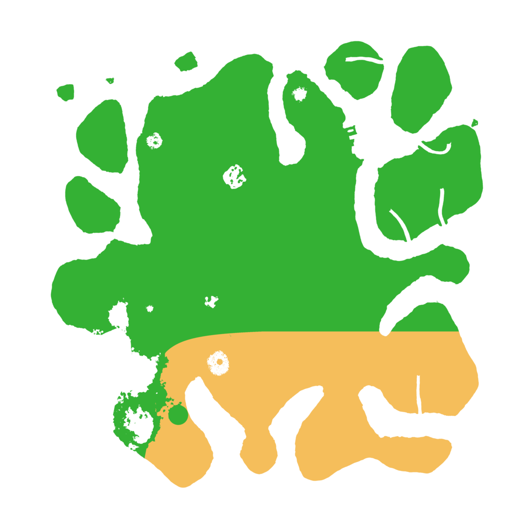 Biome Rust Map: Procedural Map, Size: 3500, Seed: 658518