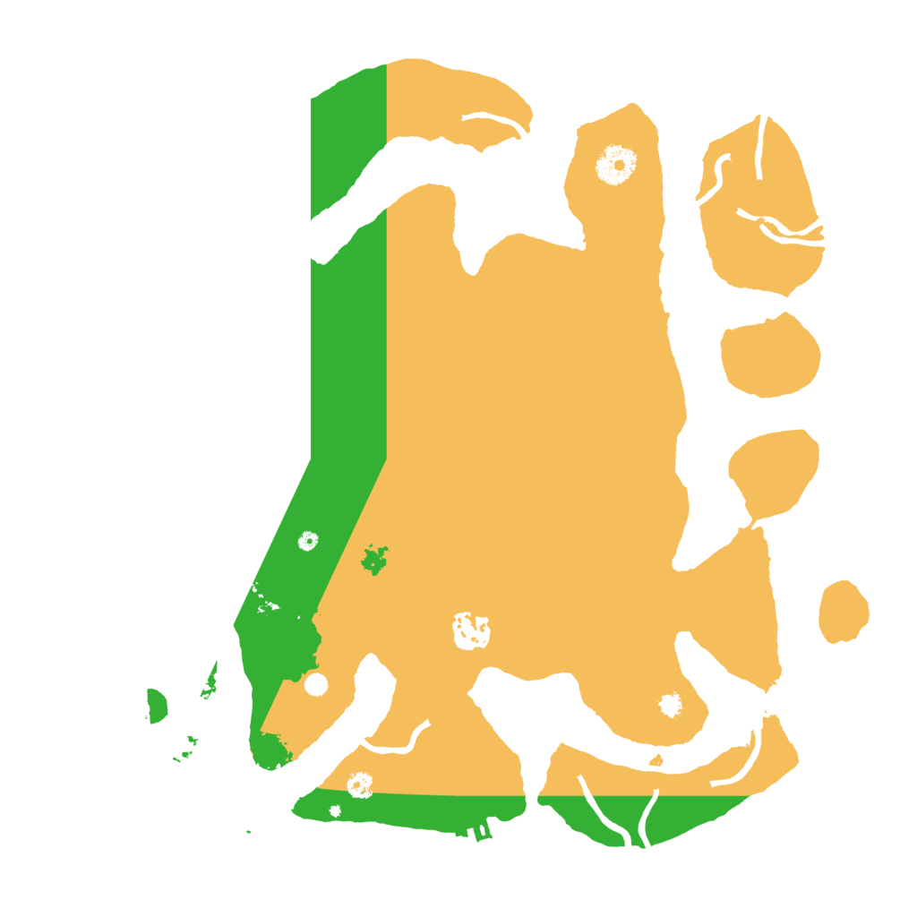 Biome Rust Map: Procedural Map, Size: 3500, Seed: 4873078