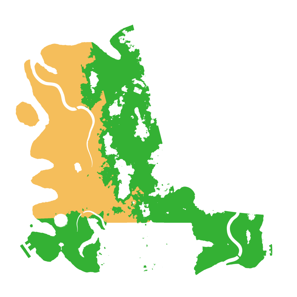 Biome Rust Map: Procedural Map, Size: 4000, Seed: 299185