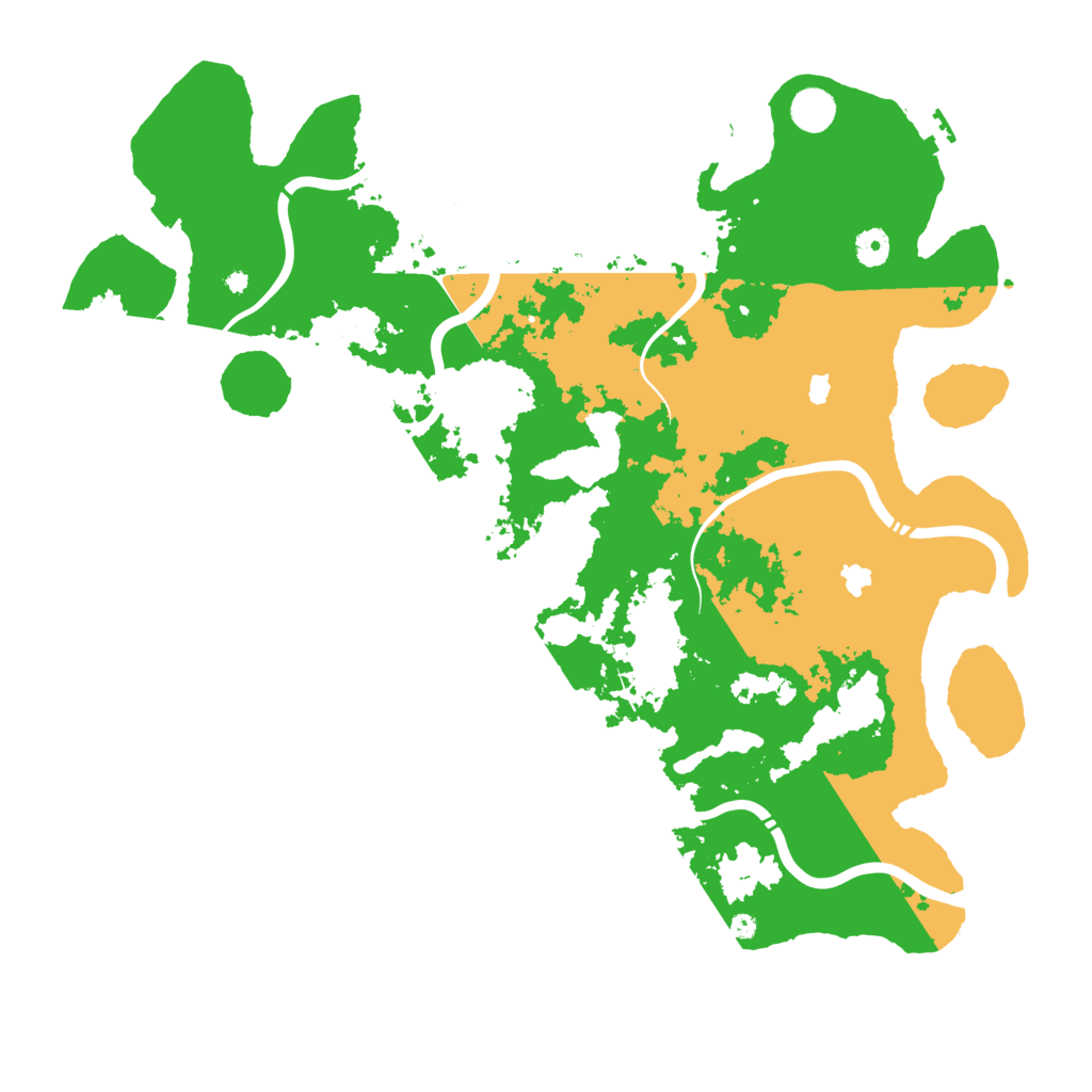 Biome Rust Map: Procedural Map, Size: 4500, Seed: 5261041