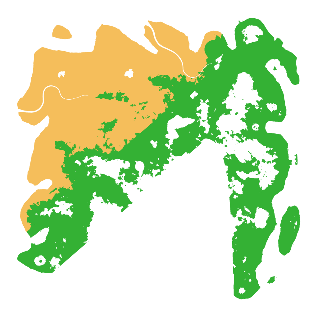 Biome Rust Map: Procedural Map, Size: 4500, Seed: 378181
