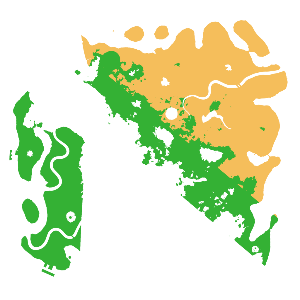Biome Rust Map: Procedural Map, Size: 4500, Seed: 969905