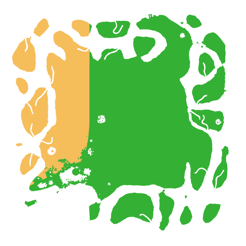 Biome Rust Map: Procedural Map, Size: 4500, Seed: 5452221