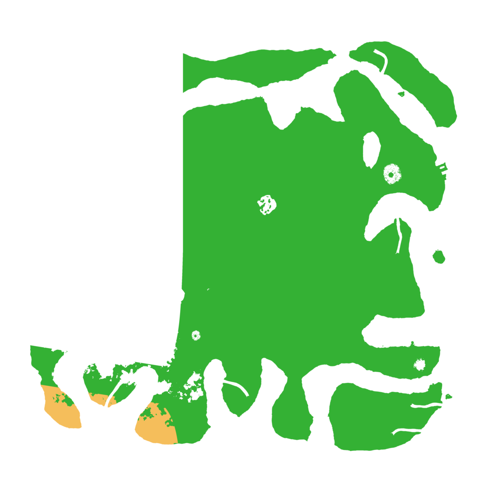 Biome Rust Map: Procedural Map, Size: 4000, Seed: 438527