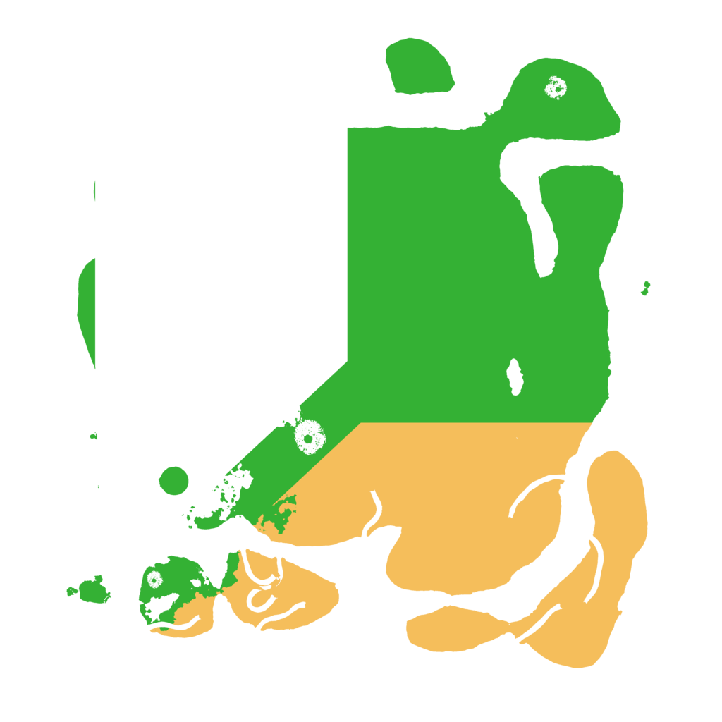 Biome Rust Map: Procedural Map, Size: 3400, Seed: 615231999