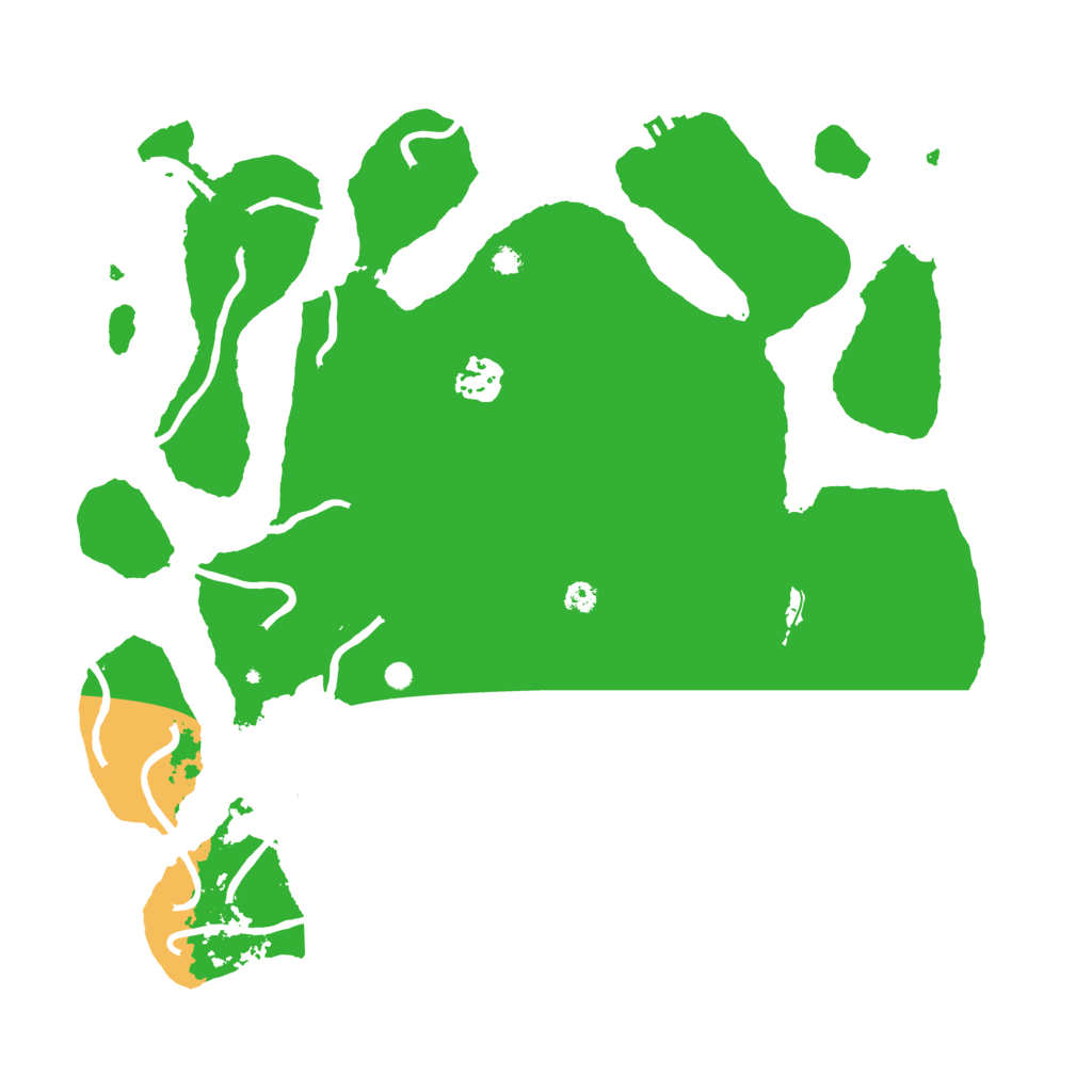 Biome Rust Map: Procedural Map, Size: 3550, Seed: 743856