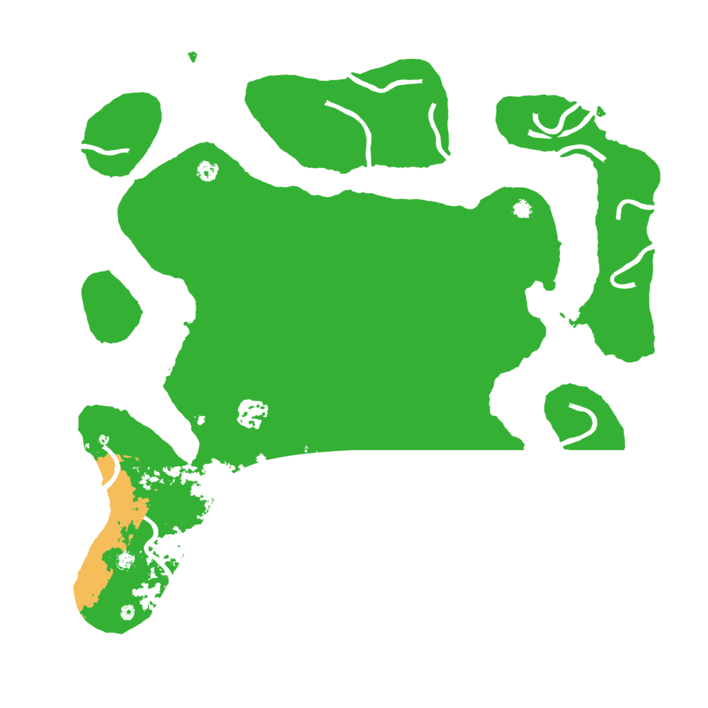 Biome Rust Map: Procedural Map, Size: 3500, Seed: 4768347