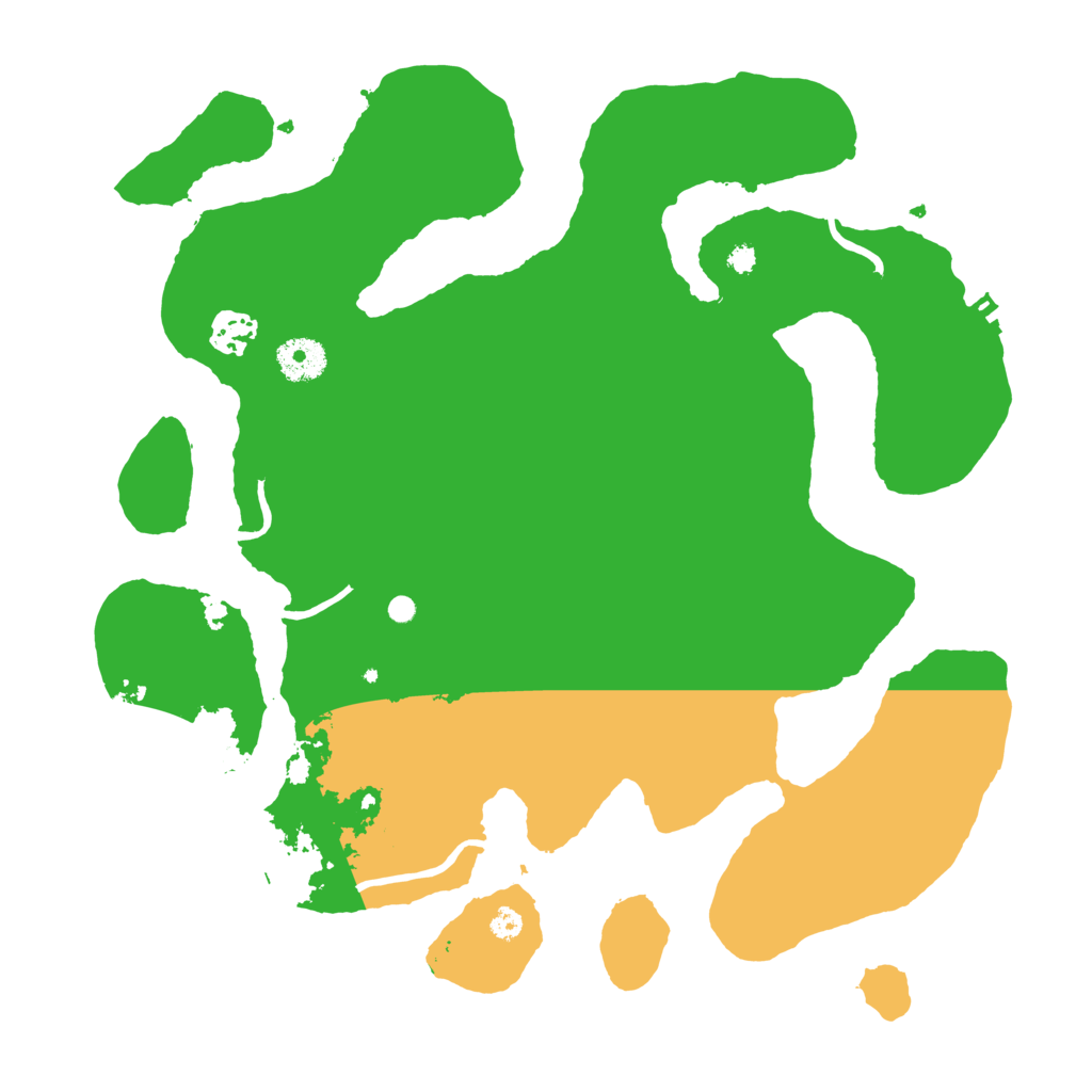 Biome Rust Map: Procedural Map, Size: 3550, Seed: 119046