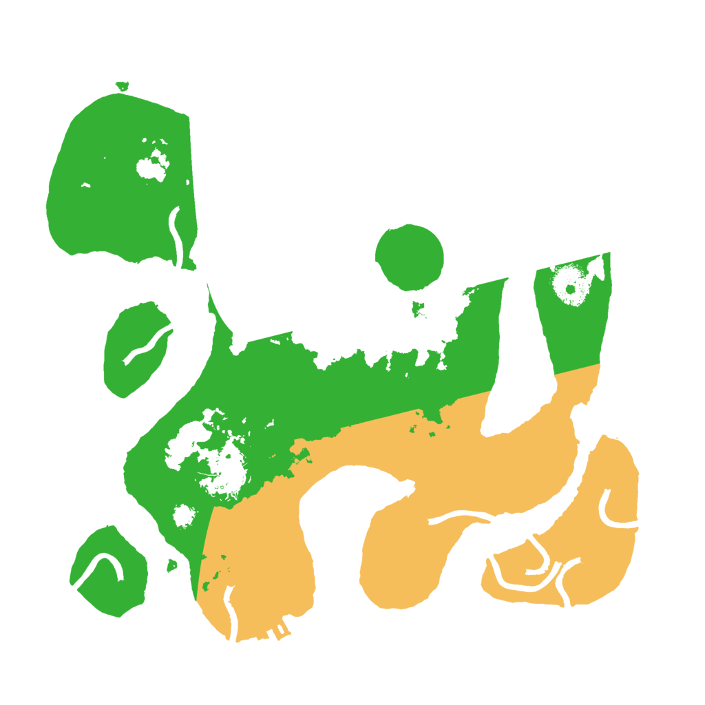 Biome Rust Map: Procedural Map, Size: 2901, Seed: 1