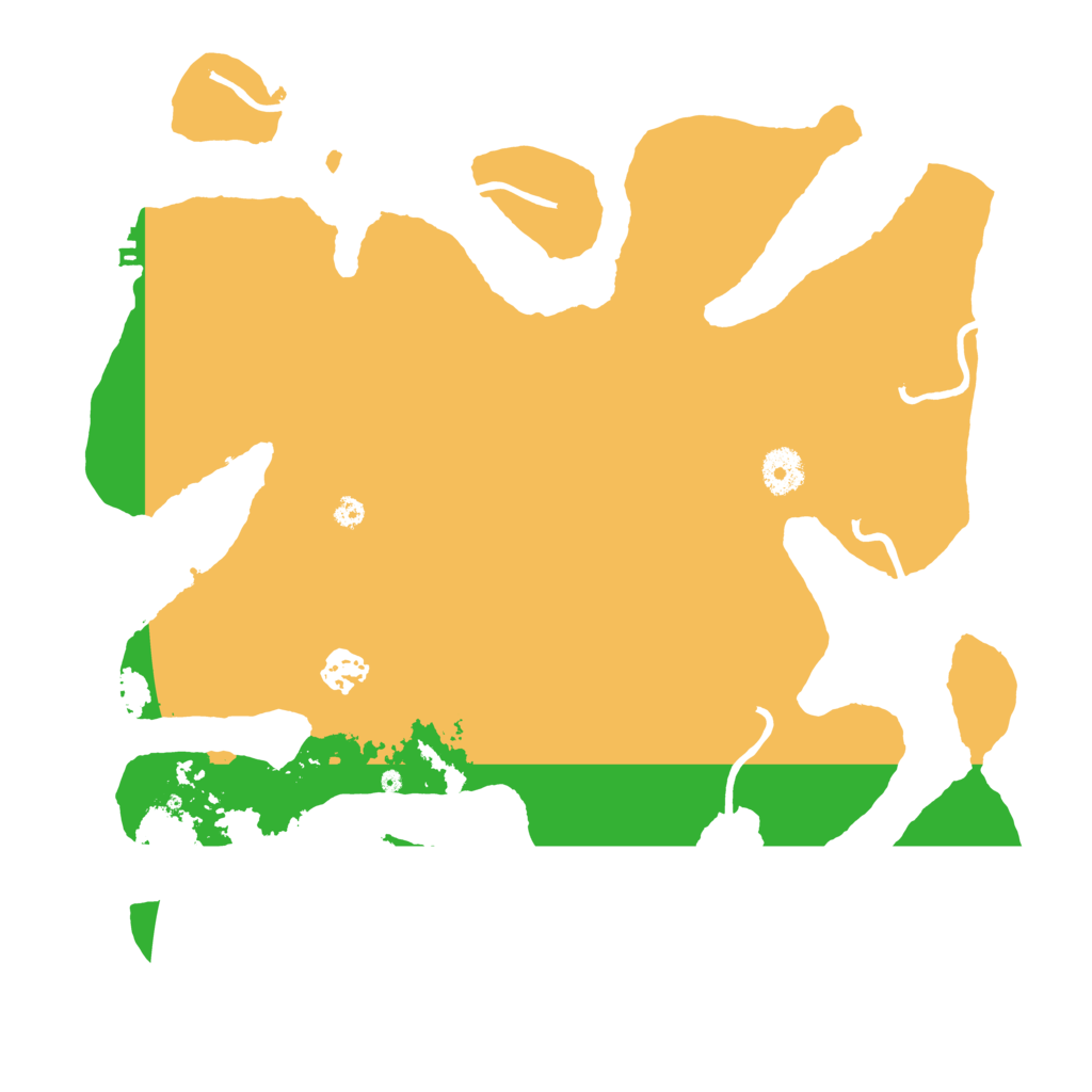 Biome Rust Map: Procedural Map, Size: 3700, Seed: 1970080