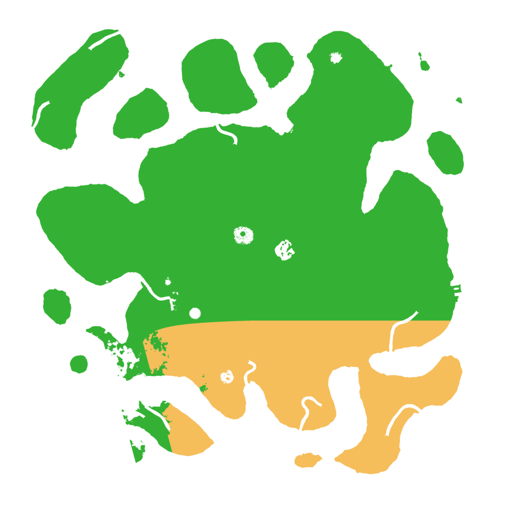 Biome Rust Map: Procedural Map, Size: 4000, Seed: 205052