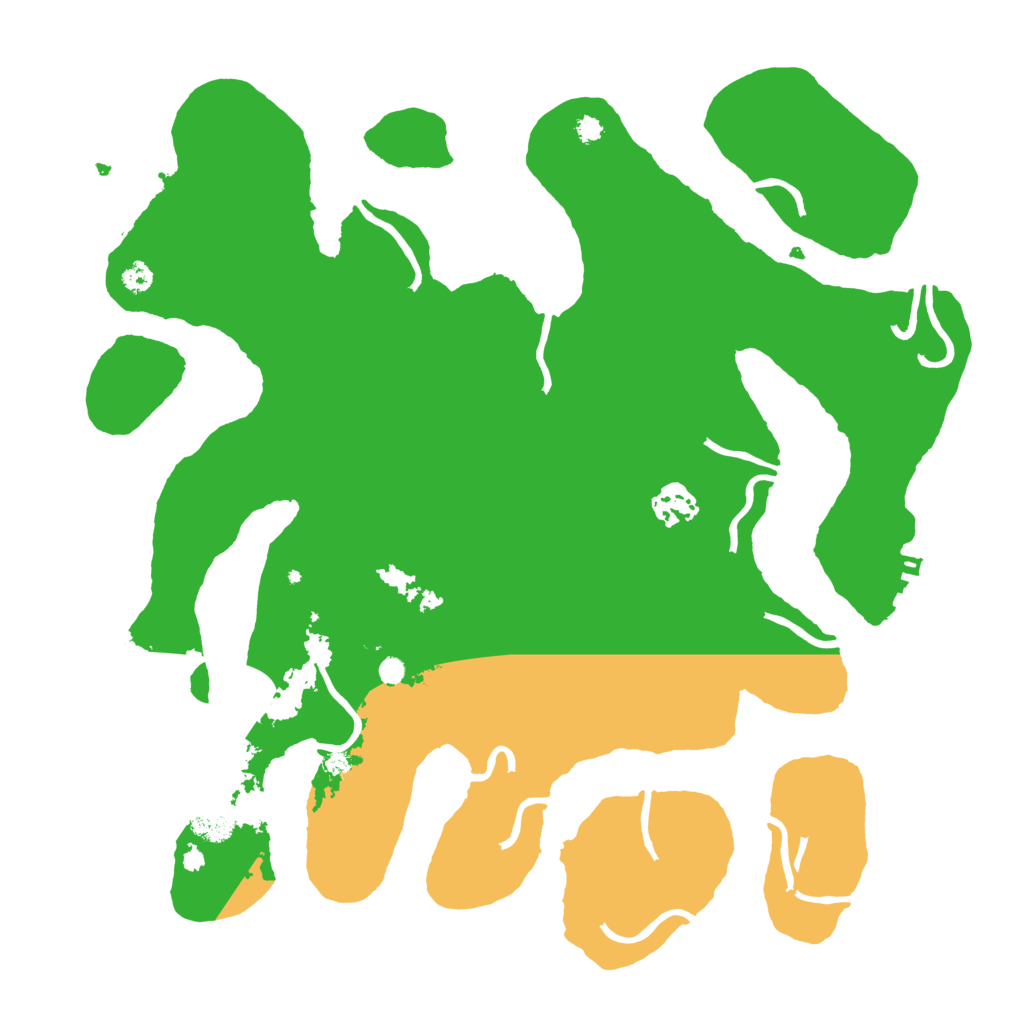 Biome Rust Map: Procedural Map, Size: 3500, Seed: 94245125