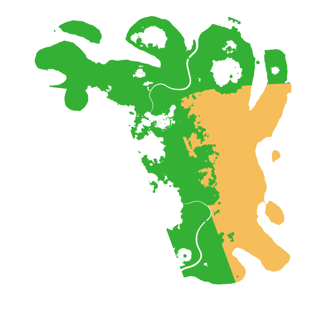 Biome Rust Map: Procedural Map, Size: 3500, Seed: 1575584