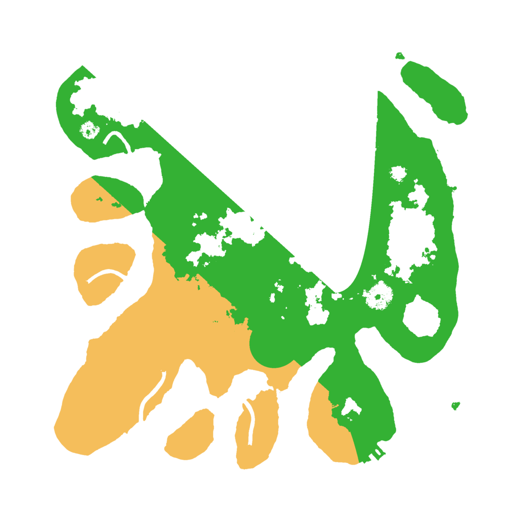 Biome Rust Map: Procedural Map, Size: 3000, Seed: 736083