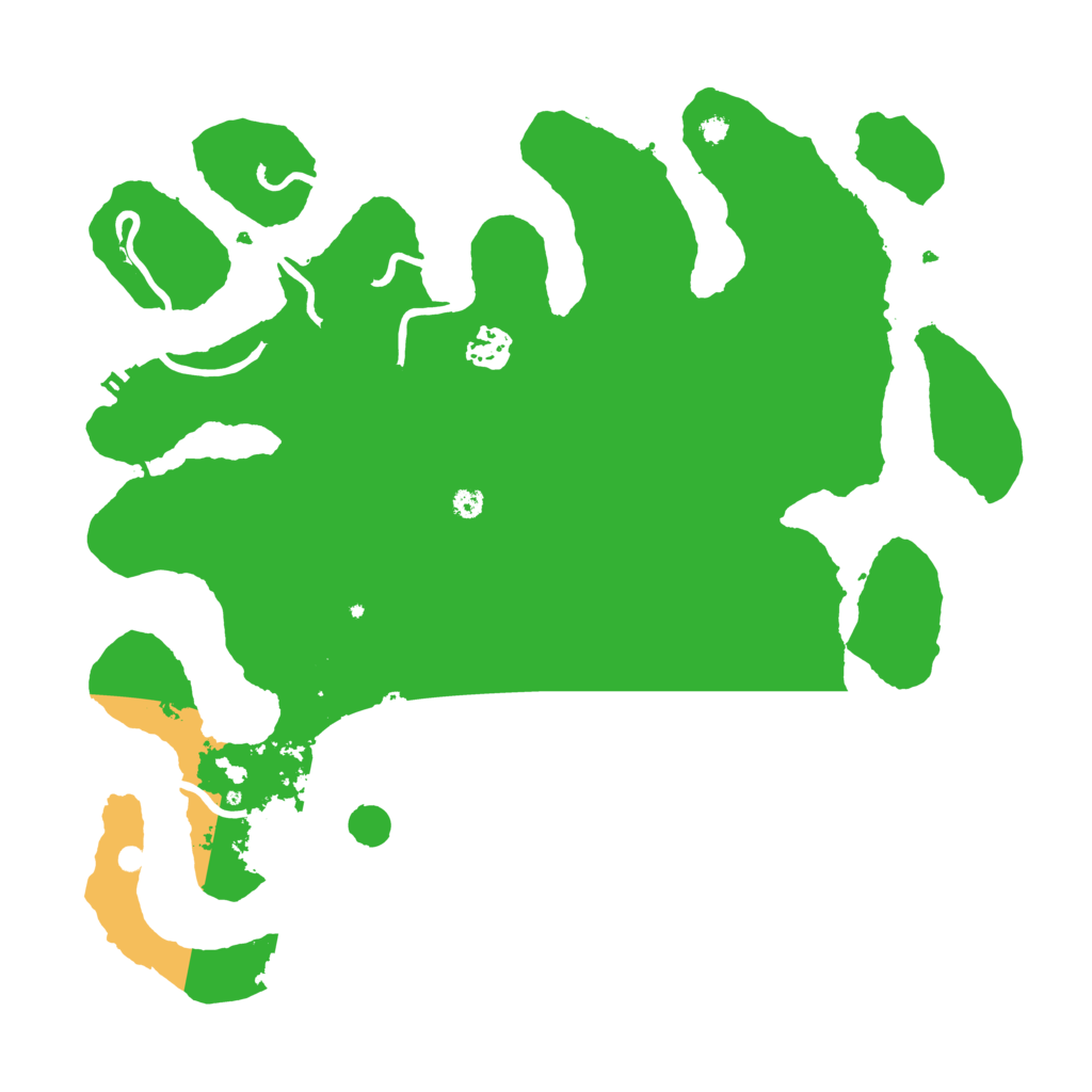 Biome Rust Map: Procedural Map, Size: 3700, Seed: 1529259