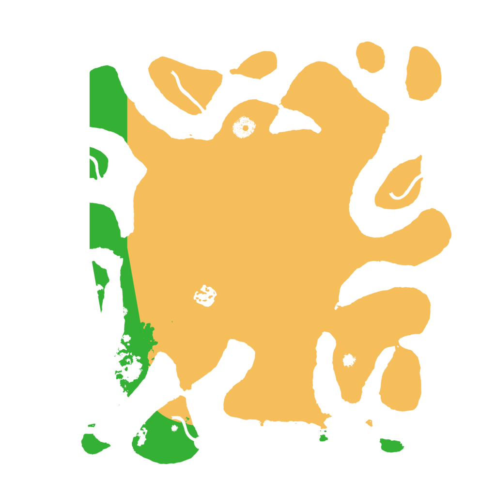 Biome Rust Map: Procedural Map, Size: 3500, Seed: 17728