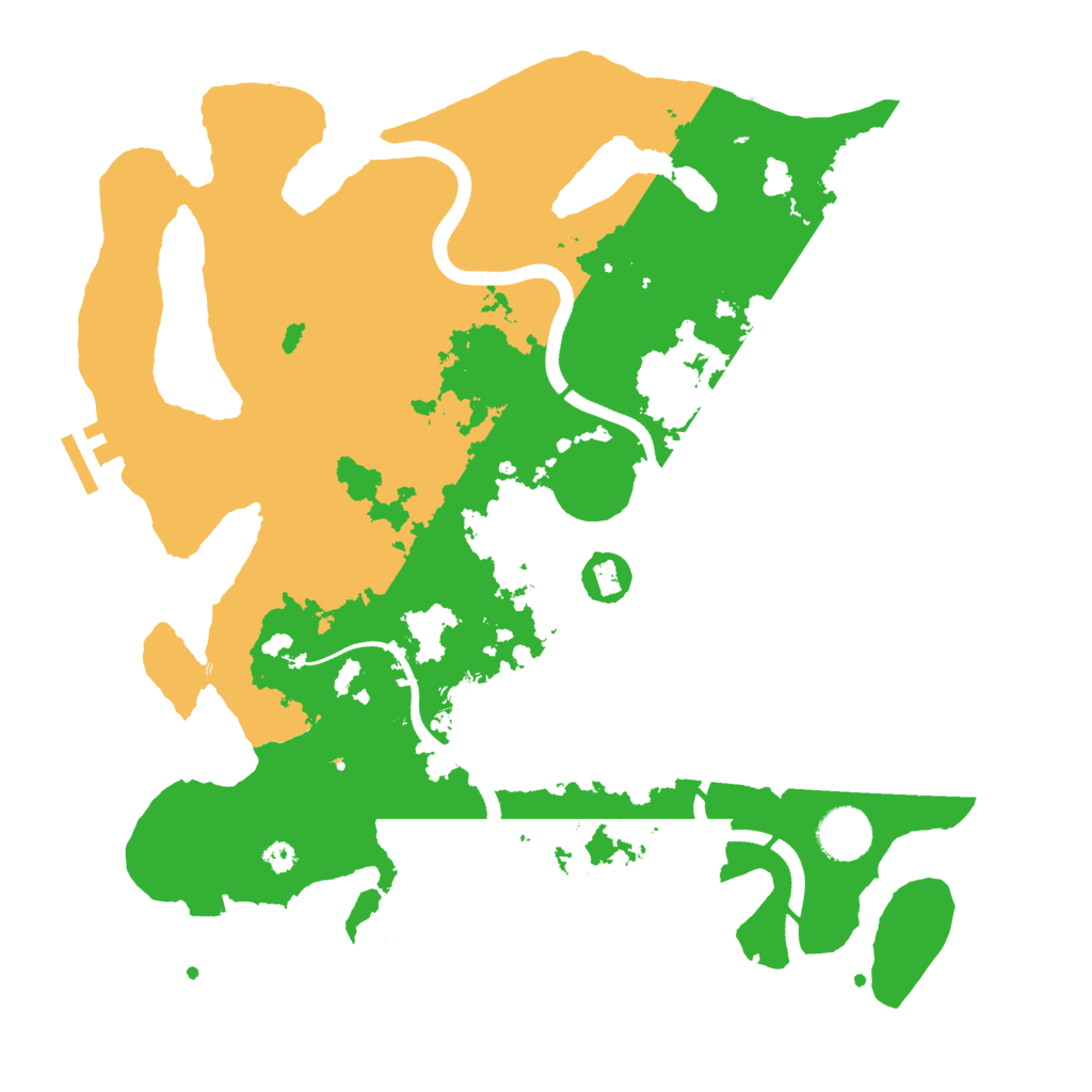 Biome Rust Map: Procedural Map, Size: 3550, Seed: 829100