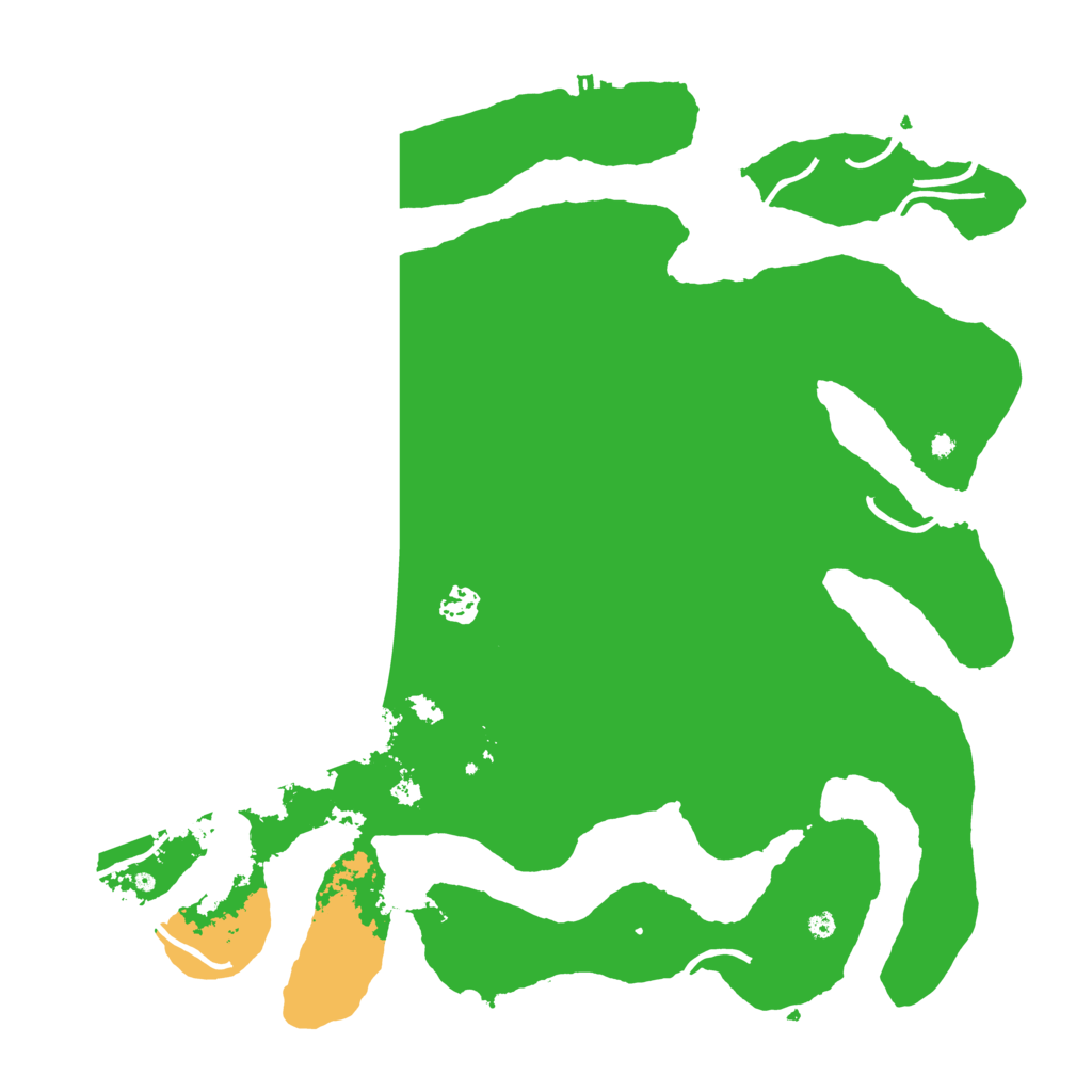 Biome Rust Map: Procedural Map, Size: 4200, Seed: 46544546