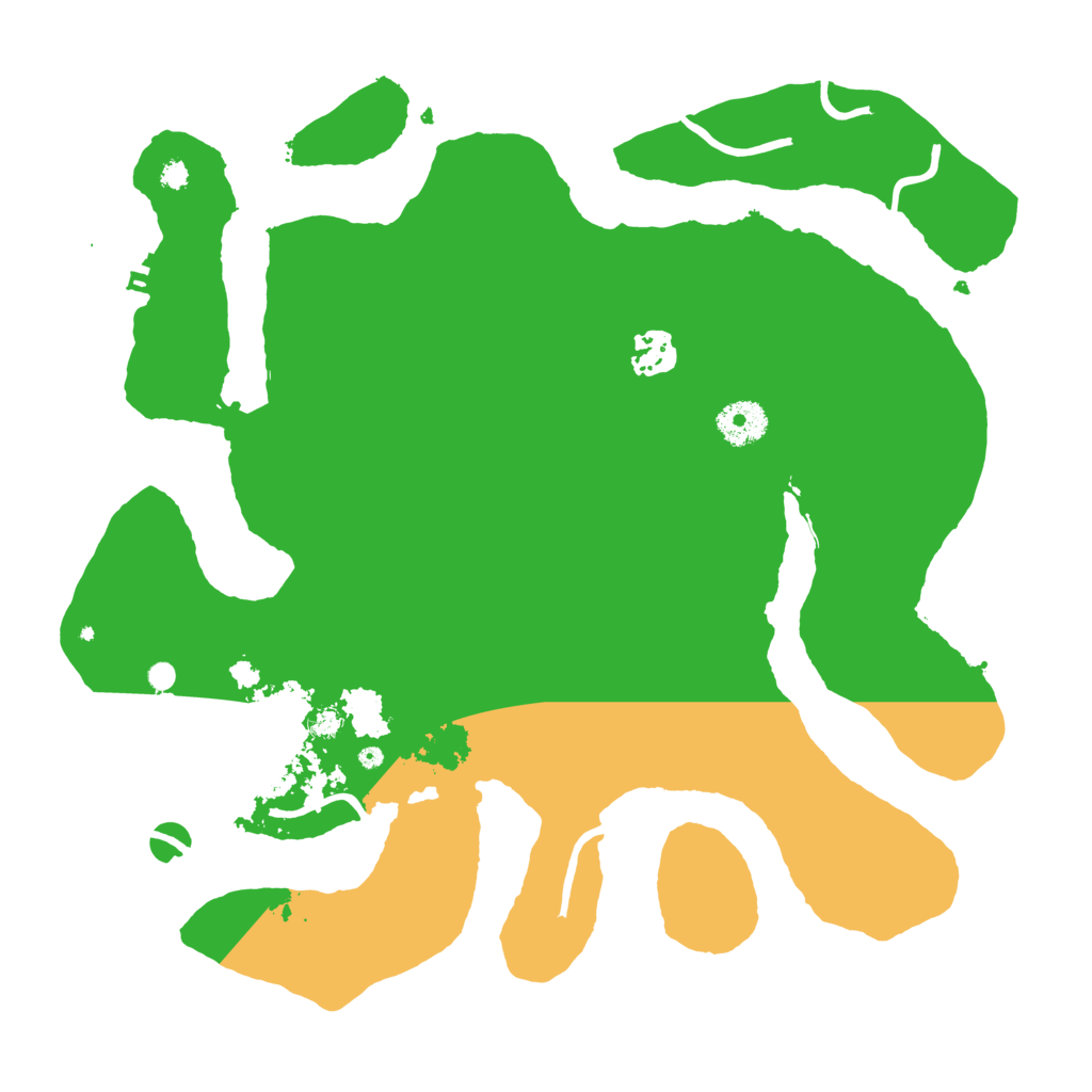 Biome Rust Map: Procedural Map, Size: 3500, Seed: 501