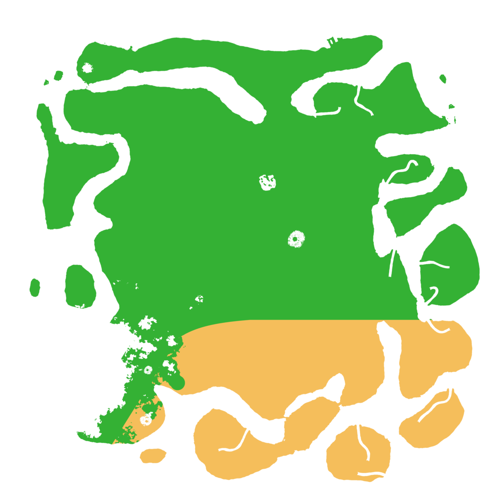 Biome Rust Map: Procedural Map, Size: 4500, Seed: 1418701155